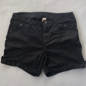Black Cargo Shorts